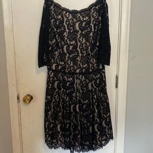 Evening lace dress